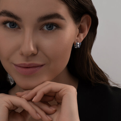 серьги из серебро — вид 3