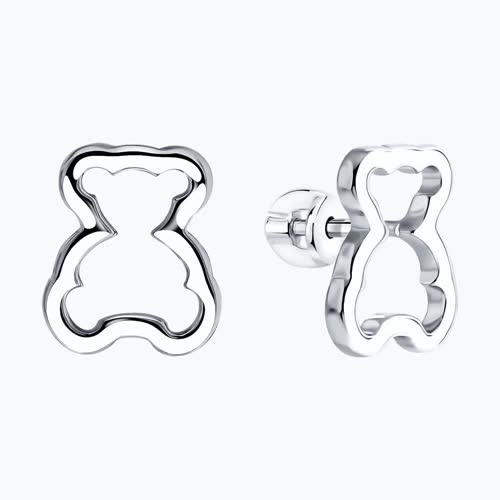 Серьги из серебра из серебро — вид 2