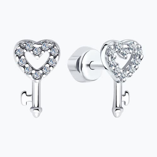 серьги из серебро — вид 2