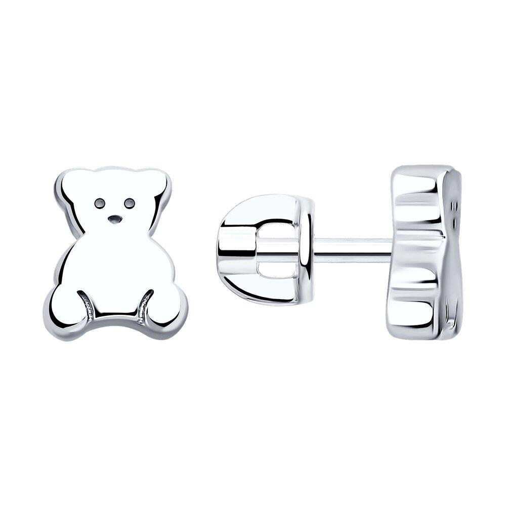 Серьги из серебра - видео на модели