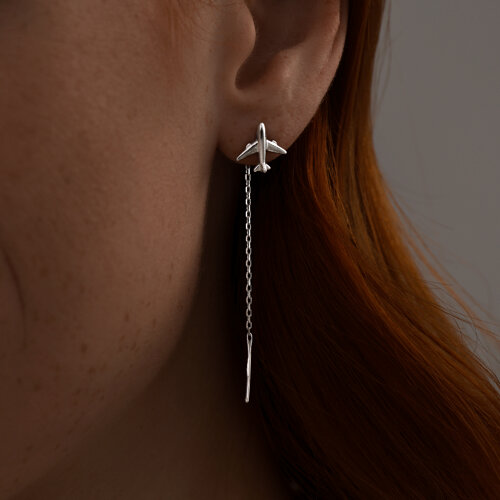 Серьги из серебра из серебро — вид 2