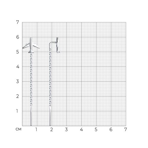 Серьги из серебра из серебро — вид 3