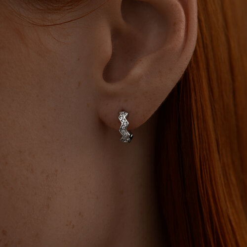 серьги из серебро — вид 2