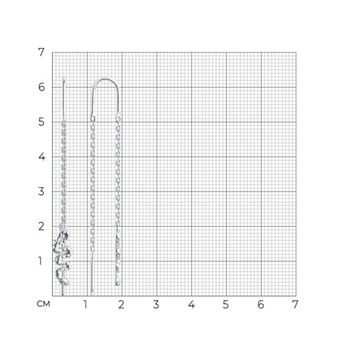 Серьги из серебра из серебро — вид 3