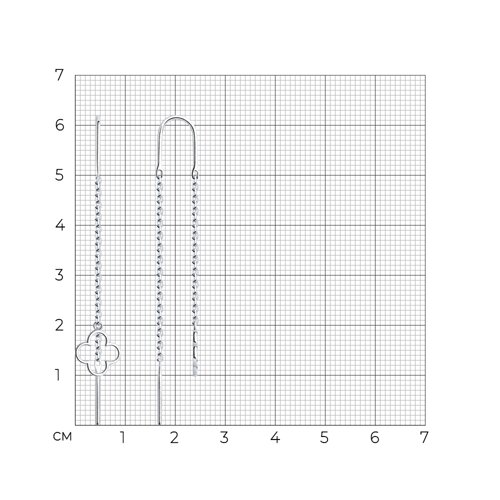 Серьги из серебра из серебро — вид 4