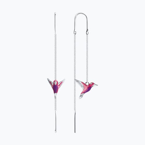 серьги из серебро — вид 2