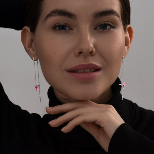 серьги из серебро — вид 4