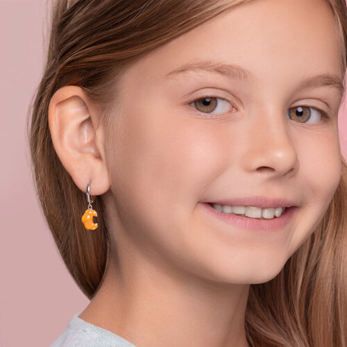 Серьги из серебра с эмалью из серебро — вид 3