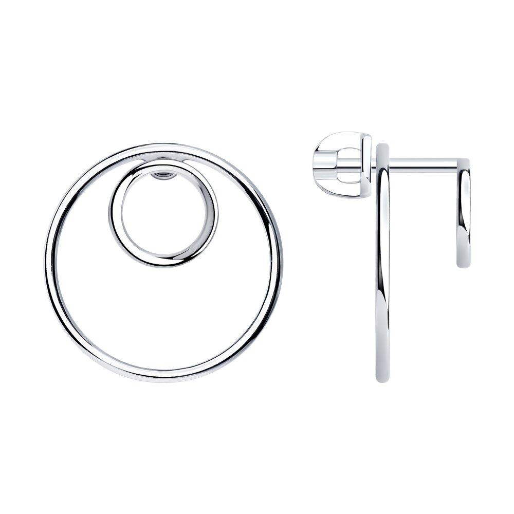 Серьги из серебра - видео на модели