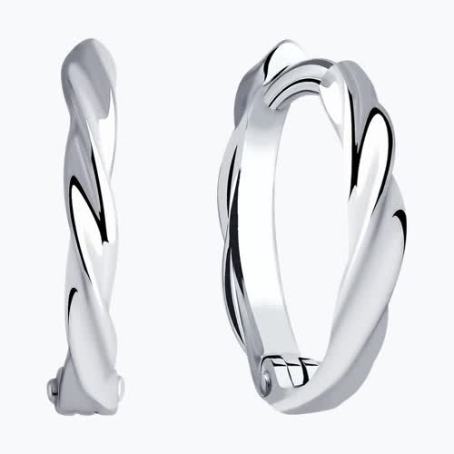 Серьги из серебра из серебро — вид 2