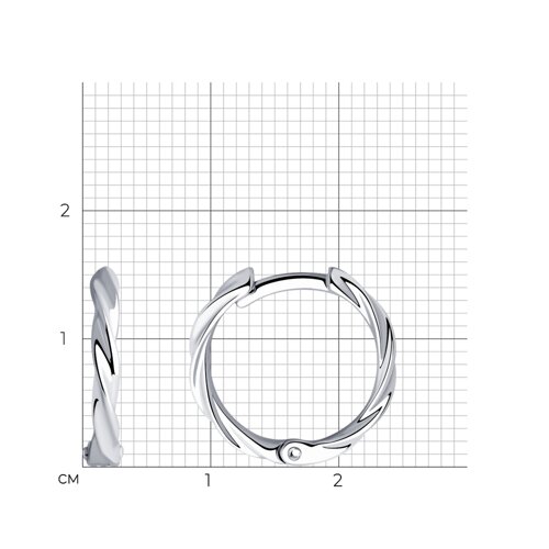 Серьги из серебра из серебро — вид 4