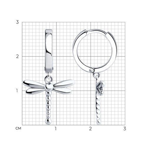 Серьги из серебра из серебро — вид 4