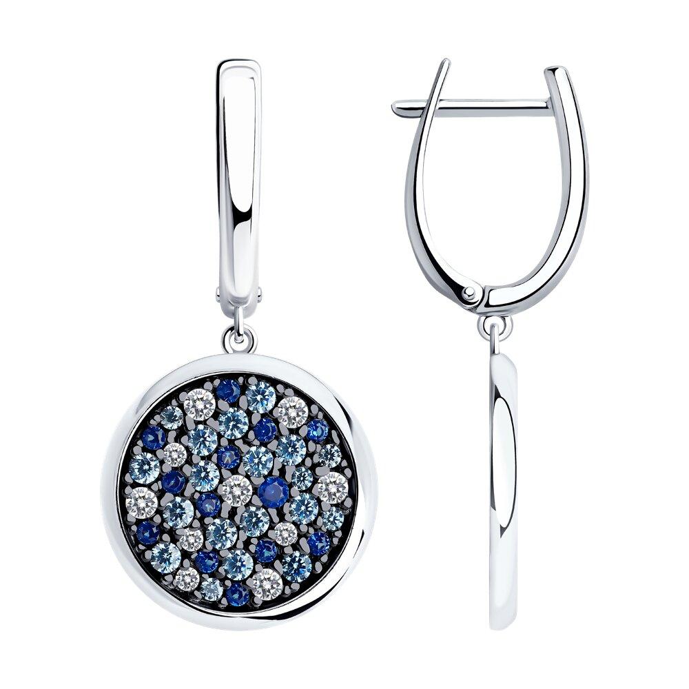 серьги из серебро