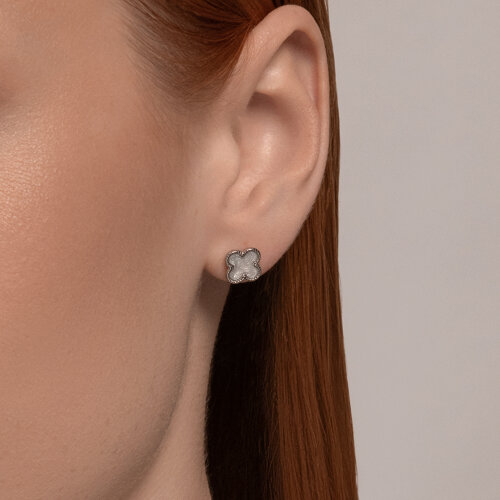 Серьги из серебра с эмалью из серебро — вид 3