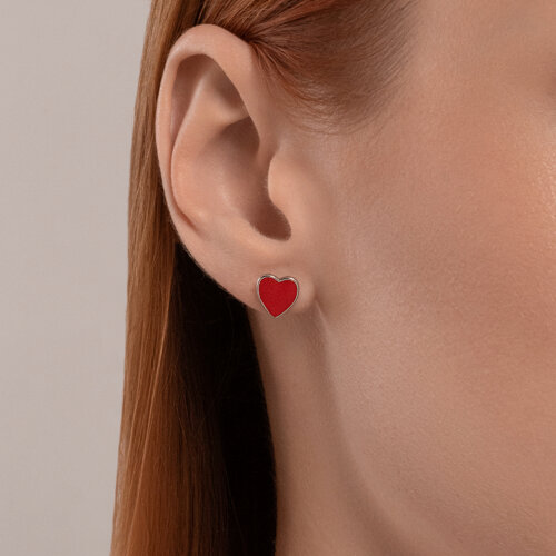 Серьги из серебра с эмалью из серебро — вид 3