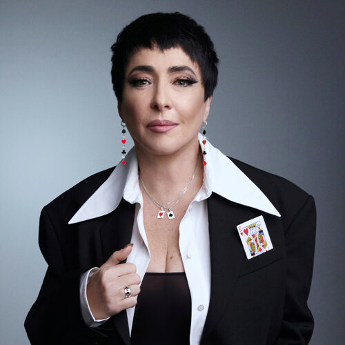 Серьги из серебра с фианитами и эмалью из серебро — вид 3