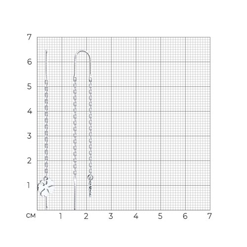 Серьги из серебра из серебро — вид 4