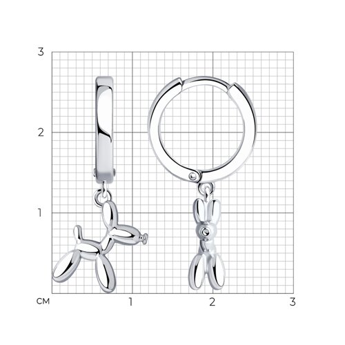 Серьги из серебра из серебро — вид 4