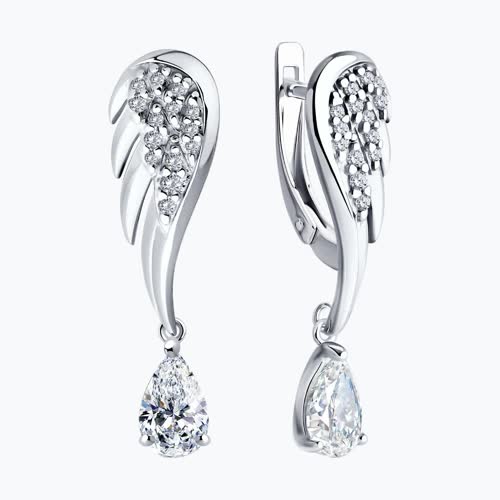 серьги из серебро — вид 2