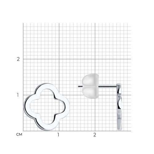 Серьги из серебра из серебро — вид 4