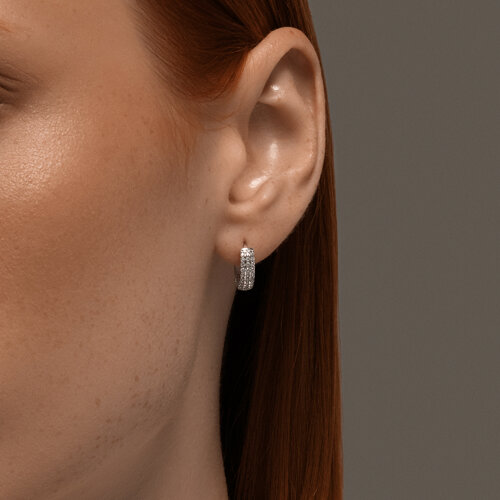 серьги из серебро — вид 3