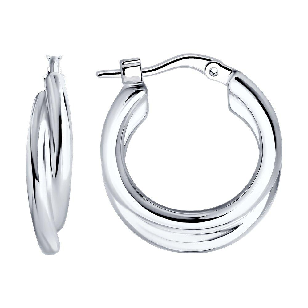 Серьги из серебра - видео на модели