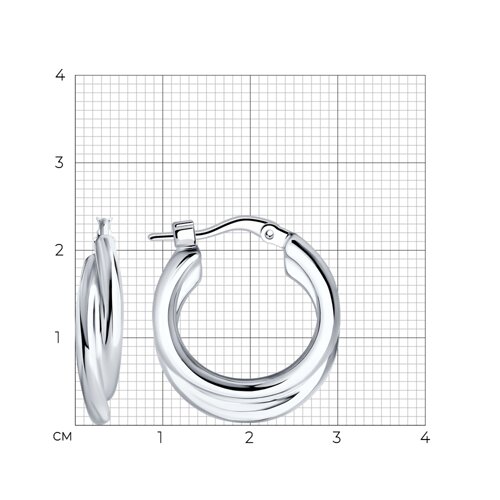 Серьги из серебра из серебро — вид 4