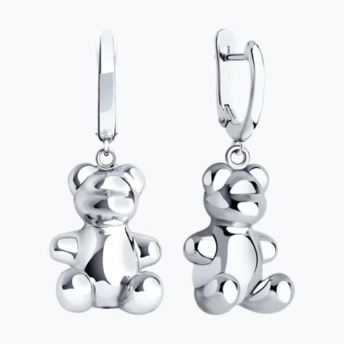 Серьги из серебра из серебро — вид 2