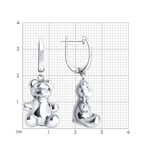 Серьги из серебра из серебро — вид 4