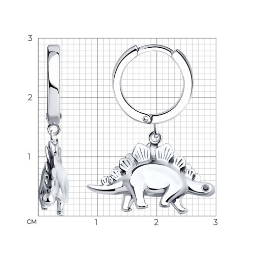 Серьги из серебра из серебро — вид 4