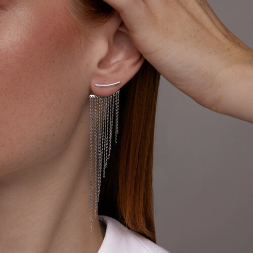 Серьги из серебра из серебро — вид 3