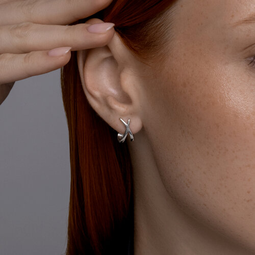 Серьги из серебра из серебро — вид 3