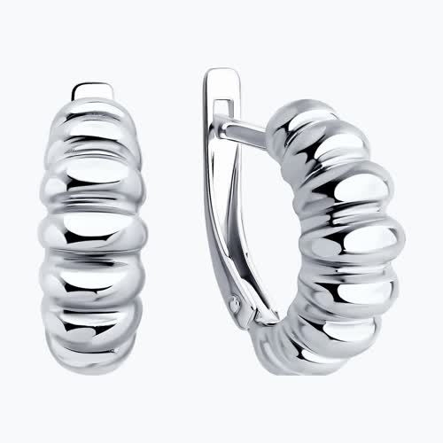 Серьги из серебра из серебро — вид 2