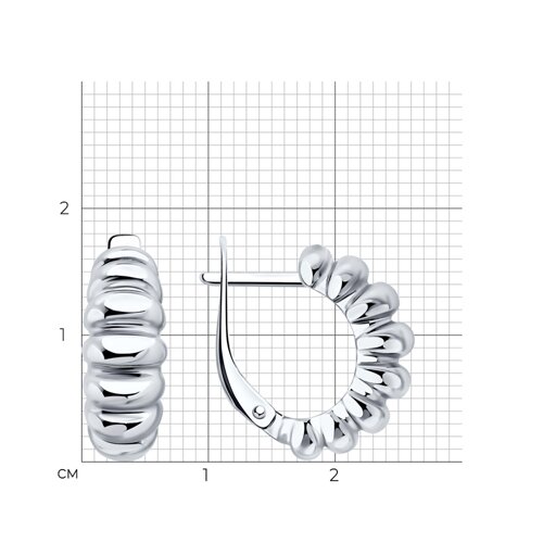Серьги из серебра из серебро — вид 4