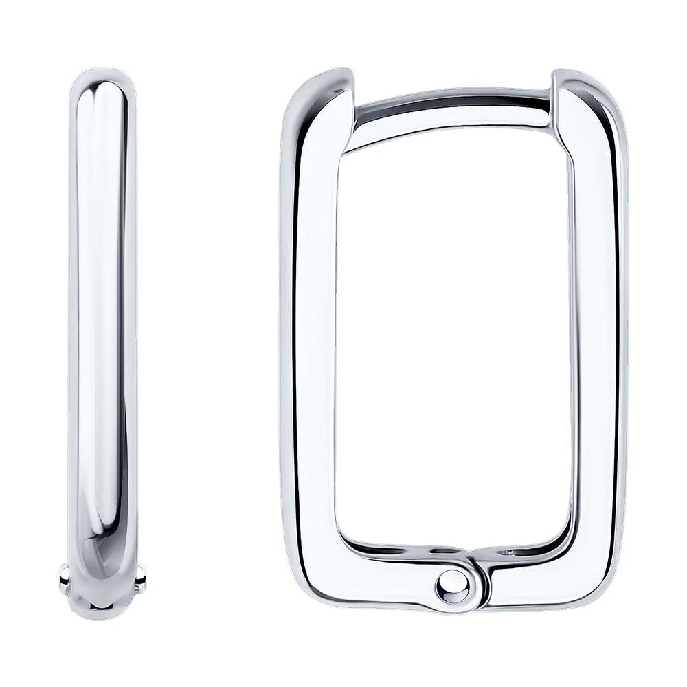 Серьги из серебра - видео на модели