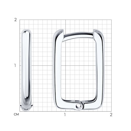 Серьги из серебра из серебро — вид 4