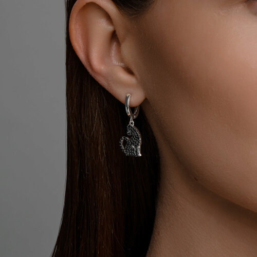 серьги из серебро — вид 3