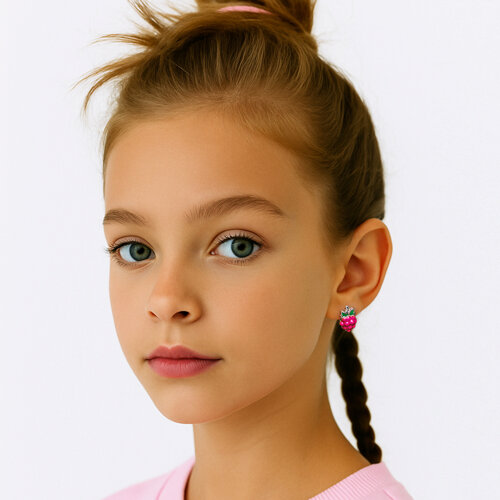 Серьги из серебра с эмалью из серебро — вид 3