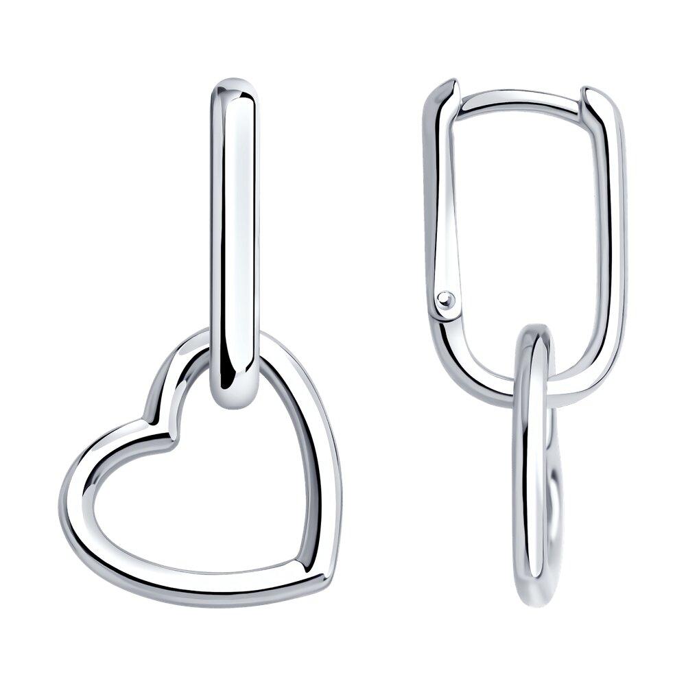 Серьги из серебра - видео на модели