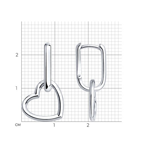 Серьги из серебра из серебро — вид 5