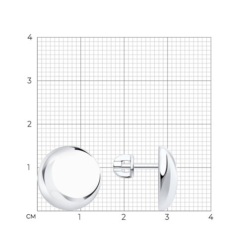 Серьги из серебра из серебро — вид 5