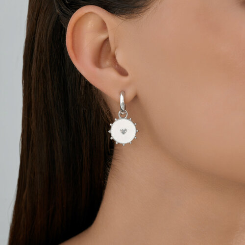 Серьги из серебра с эмалью из серебро — вид 3