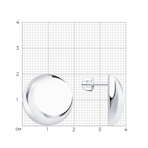 Серьги из серебра из серебро — вид 5