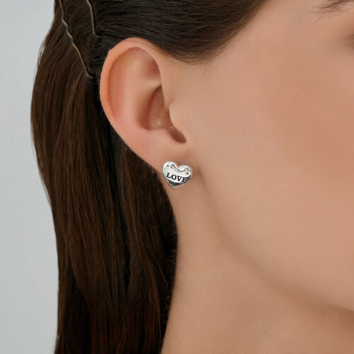 Серьги из серебра с эмалью из серебро — вид 3