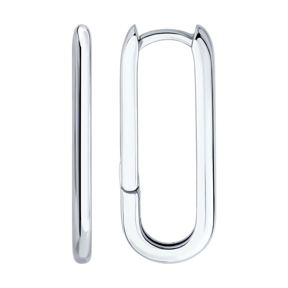 Серьги из серебра - видео на модели