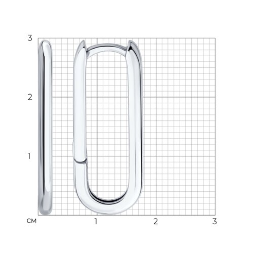 Серьги из серебра из серебро — вид 4