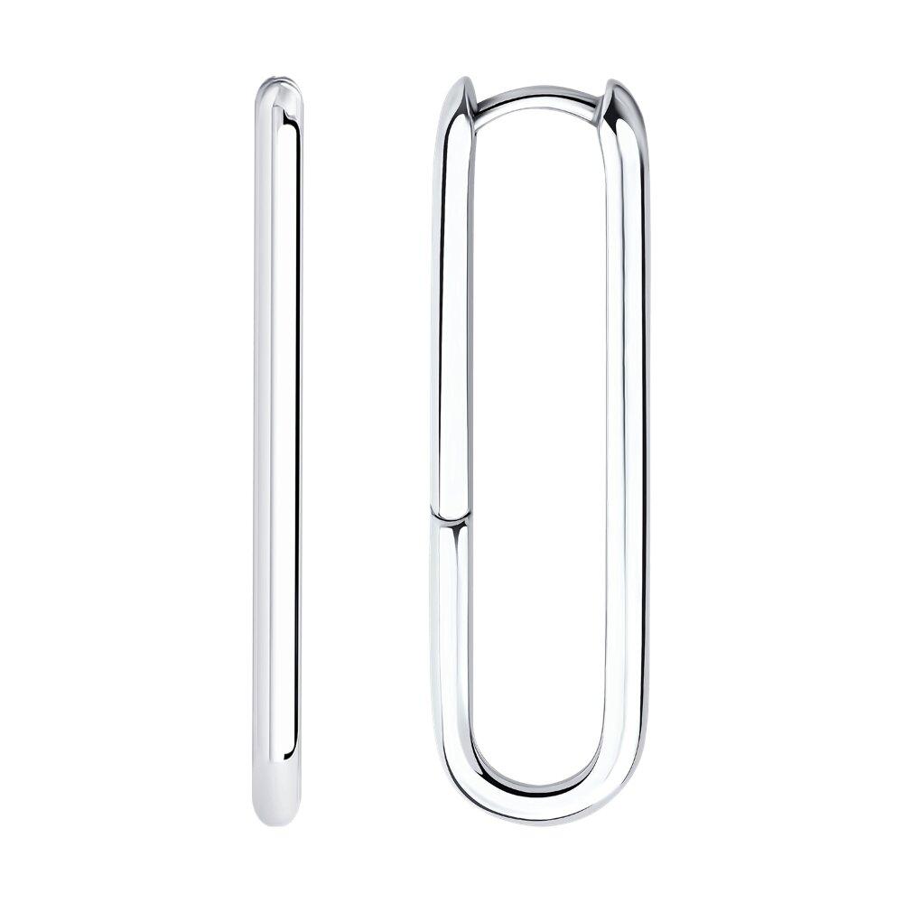 Серьги из серебра - видео на модели