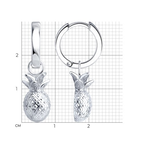 Серьги из серебра из серебро — вид 5