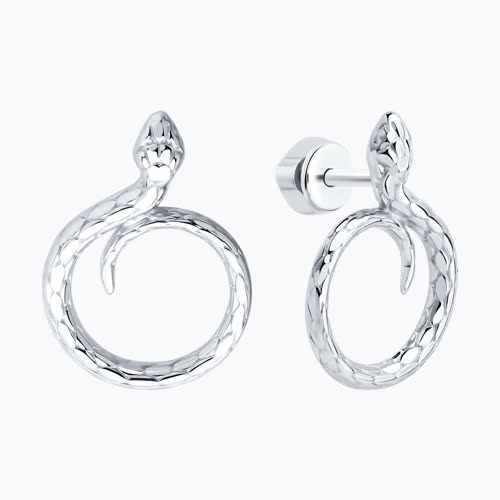 Серьги из серебра из серебро — вид 2