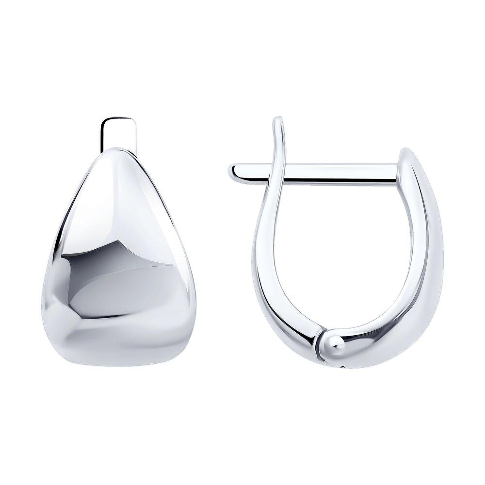 Серьги из серебра - видео на модели